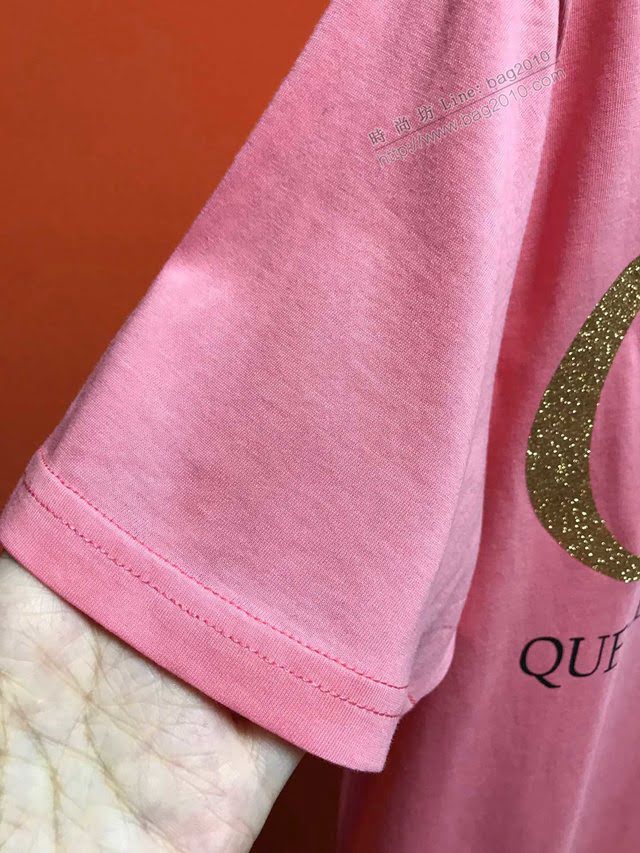 Gucci女短袖 2020新款 古奇女款粉T恤  tzy2472